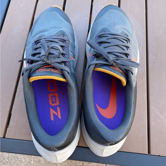 Men’s Nike Zoom Winflo 8 Road Running Shoes Anthracite/Rush Orange Size US 10 - Picture 5 of 6